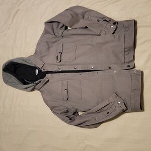 L Columbia denim fllece/sherpa lined jacket